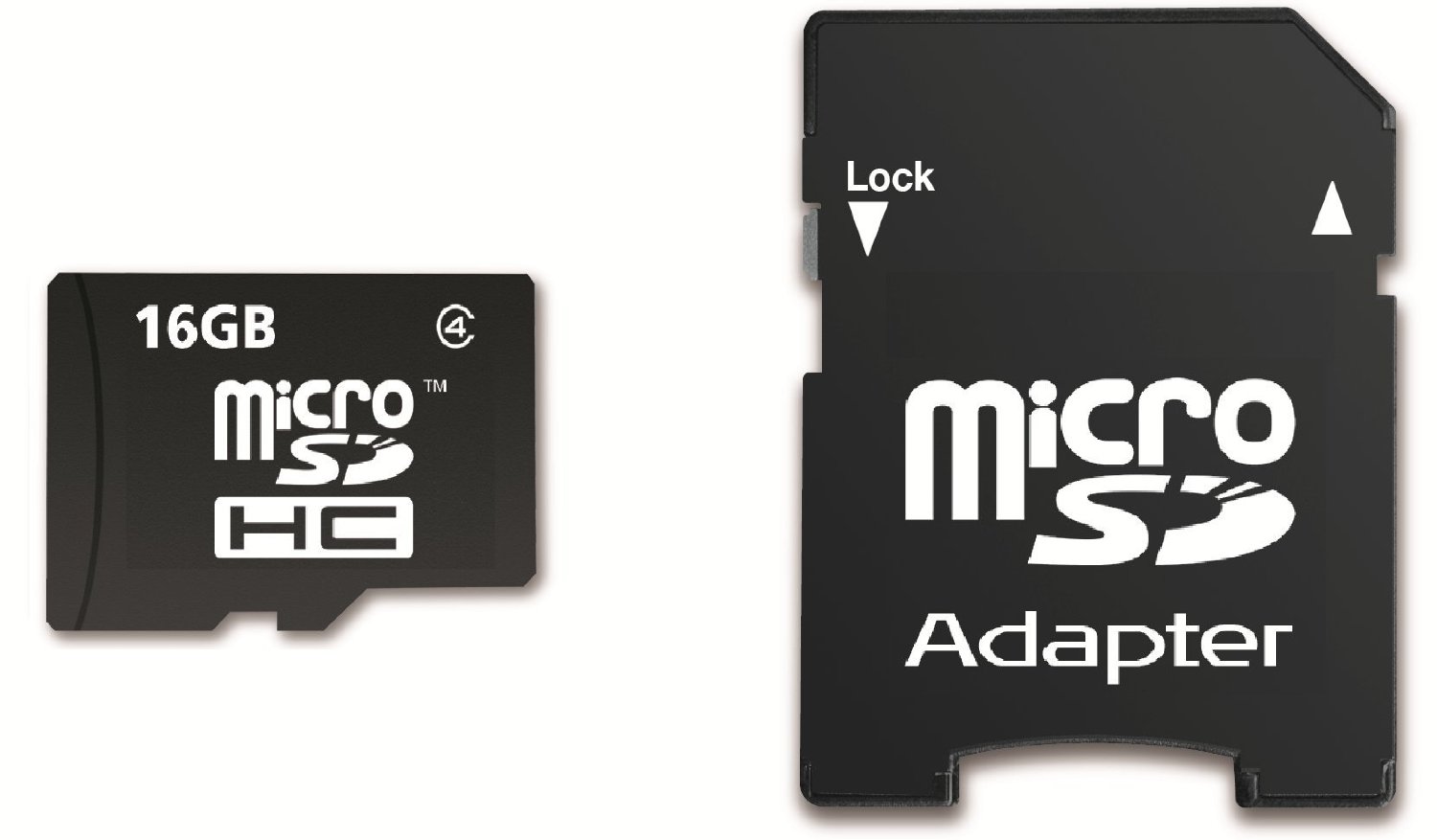 Shark 16GB Micro SDHC Memory Card with SD Adapter for Acer